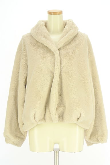 クリックで大画像表示 one after another NICE CLAUP(ワンアフターアナザーナイスクラップ)の古着「フェイクファーショートコート(コート)」大画像1へ