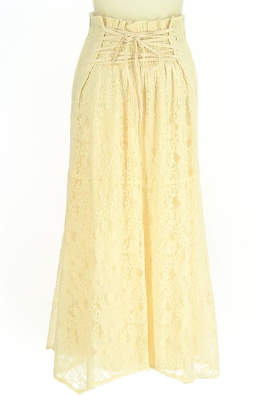 クリックで大画像表示 one after another NICE CLAUP(ワンアフターアナザーナイスクラップ)の古着「レースロングスカート(ロングスカート・マキシスカート)」大画像2へ