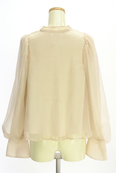 クリックで大画像表示 one after another NICE CLAUP(ワンアフターアナザーナイスクラップ)の古着「ビッグカラーボウタイ付きオーガンジ―ブラウス(ブラウス)」大画像5へ