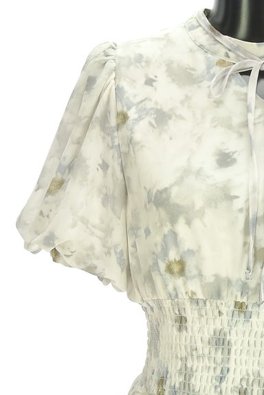 one after another NICE CLAUP（ワンアフターアナザーナイスクラップ）の古着「パフスリーブシフォンロングワンピース（ワンピース・チュニック）」大画像４へ