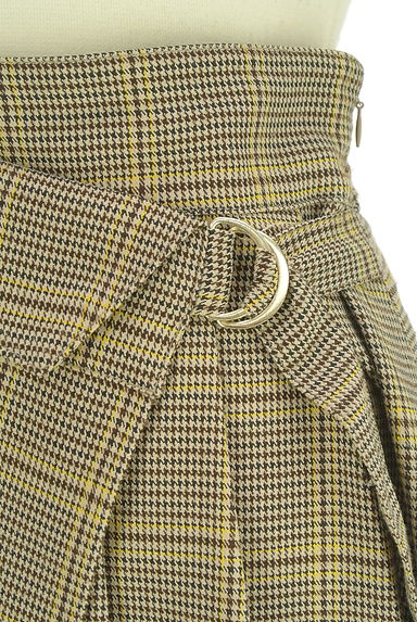 one after another NICE CLAUP（ワンアフターアナザーナイスクラップ）の古着「チェック柄ラップスカート（ミニスカート）」大画像４へ