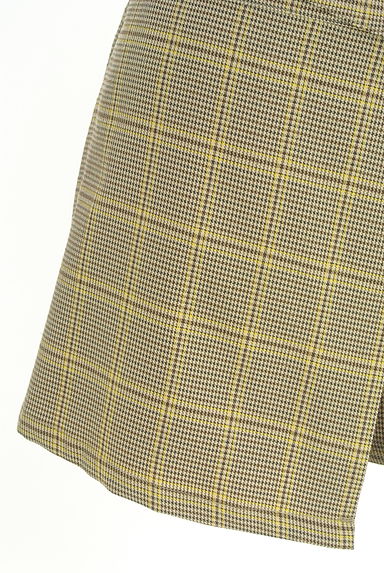 one after another NICE CLAUP（ワンアフターアナザーナイスクラップ）の古着「チェック柄ラップスカート（ミニスカート）」大画像５へ