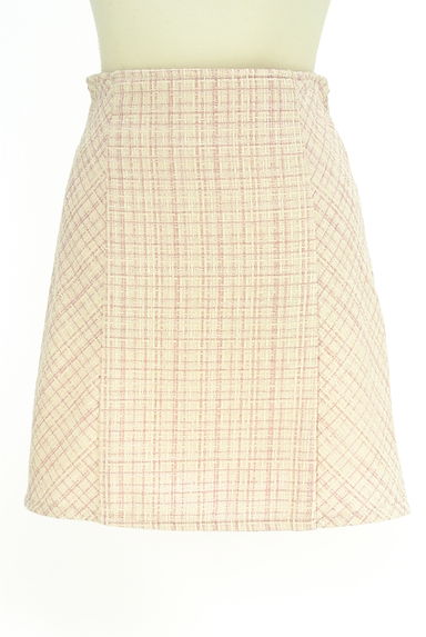 one after another NICE CLAUP（ワンアフターアナザーナイスクラップ）の古着「チェック柄ツイードスカート（ミニスカート）」大画像１へ