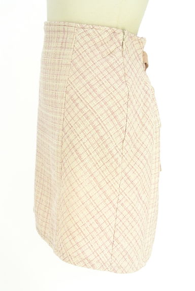 one after another NICE CLAUP（ワンアフターアナザーナイスクラップ）の古着「チェック柄ツイードスカート（ミニスカート）」大画像３へ