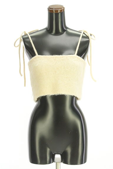 one after another NICE CLAUP（ワンアフターアナザーナイスクラップ）の古着「シャギーニットキャミ+カーディガン（アンサンブル）」大画像４へ