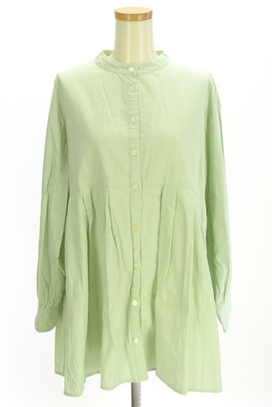 Samansa Mos2（サマンサモスモス）の古着「タックフレアチュニックブラウス（ブラウス）」大画像１へ