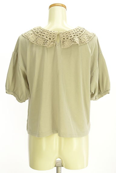 Samansa Mos2（サマンサモスモス）の古着「クロシェ編みカラーカットソー（カットソー・プルオーバー）」大画像２へ