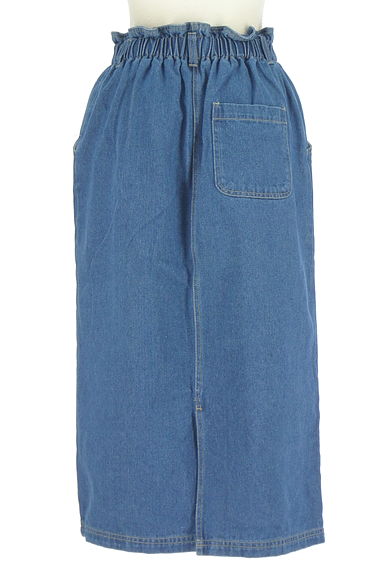 Samansa Mos2（サマンサモスモス）の古着「ehka sopo ペンシルデニムスカート（ロングスカート・マキシスカート）」大画像２へ