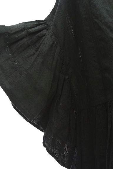 Samansa Mos2（サマンサモスモス）の古着「フレアスリーブペプラムブラウス（カットソー・プルオーバー）」大画像４へ