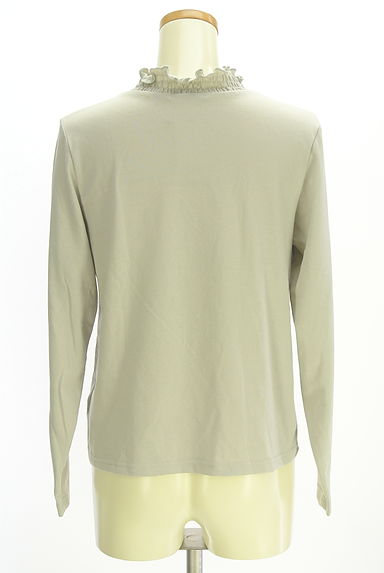 Samansa Mos2（サマンサモスモス）の古着「ehka sopo シャーリングハイネックカットソー（カットソー・プルオーバー）」大画像２へ