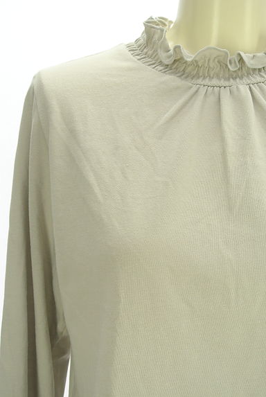 Samansa Mos2（サマンサモスモス）の古着「ehka sopo シャーリングハイネックカットソー（カットソー・プルオーバー）」大画像４へ