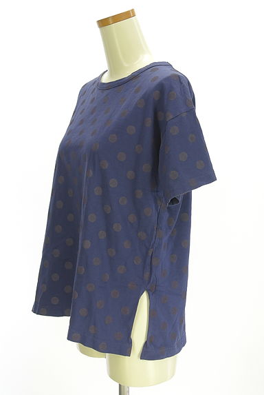 Samansa Mos2（サマンサモスモス）の古着「半そでドット柄Tシャツ（Ｔシャツ）」大画像３へ