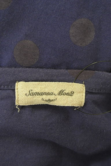 Samansa Mos2（サマンサモスモス）の古着「半そでドット柄Tシャツ（Ｔシャツ）」大画像６へ