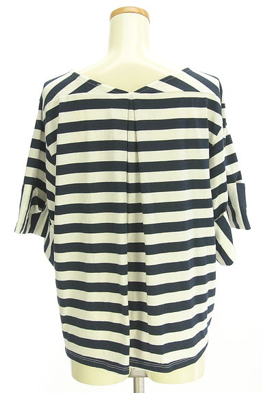 Samansa Mos2（サマンサモスモス）の古着「半そでボーダー柄カットソー（カットソー・プルオーバー）」大画像２へ