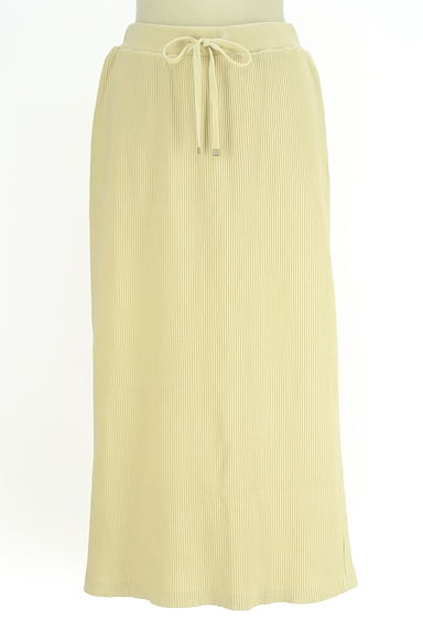 Samansa Mos2（サマンサモスモス）の古着「ペンシルリブニットスカート（ロングスカート・マキシスカート）」大画像１へ