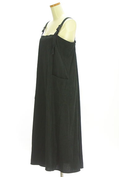 Samansa Mos2（サマンサモスモス）の古着「コーデュロイロングジャンパースカート（キャミワンピース）」大画像３へ