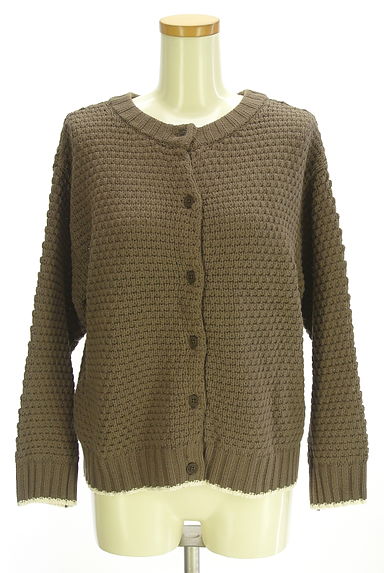 Samansa Mos2（サマンサモスモス）の古着「かぎ針編みニットカーディガン（カーディガン・ボレロ）」大画像１へ