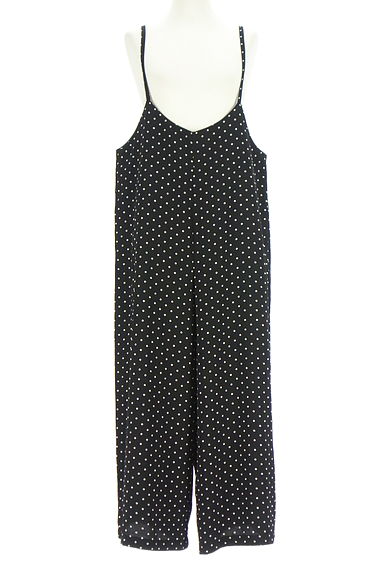 earth music&ecology（アースミュージック＆エコロジー）の古着「ドット柄サロペットパンツ（オーバーオール・サロペット）」大画像１へ
