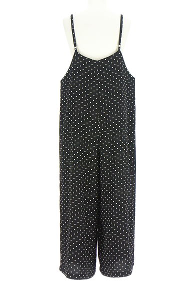 earth music&ecology（アースミュージック＆エコロジー）の古着「ドット柄サロペットパンツ（オーバーオール・サロペット）」大画像２へ