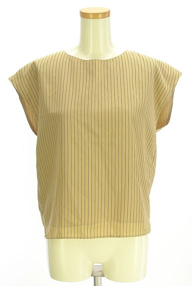 Te chichi（テチチ）の古着「ピンストライプ柄ノースリカットソー（カットソー・プルオーバー）」大画像１へ