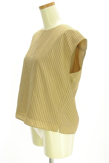 Te chichi（テチチ）の古着「ピンストライプ柄ノースリカットソー（カットソー・プルオーバー）」大画像３へ