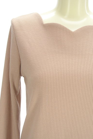 クリックで大画像表示 Couture Brooch(クチュールブローチ)の古着「スカラップリブカットソー(カットソー・プルオーバー)」大画像4へ