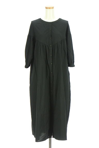 Samansa Mos2（サマンサモスモス）の古着「レースビスチェ付きノーカラーシャツワンピース（ワンピース・チュニック）」大画像４へ