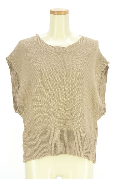 クリックで大画像表示 Samansa Mos2(サマンサモスモス)の古着「背中オープンニットベスト(ベスト・ジレ)」大画像1へ