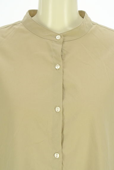 クリックで大画像表示 Samansa Mos2(サマンサモスモス)の古着「バンドカラーシャツワンピース(ワンピース・チュニック)」大画像4へ