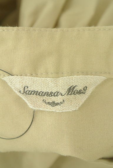 クリックで大画像表示 Samansa Mos2(サマンサモスモス)の古着「バンドカラーシャツワンピース(ワンピース・チュニック)」大画像6へ