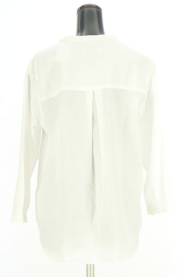 クリックで大画像表示 LACOSTE(ラコステ)の古着「綿麻スキッパーシャツ(ブラウス)」大画像2へ