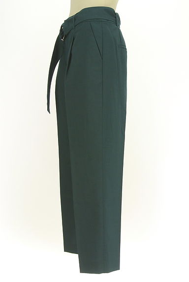 クリックで大画像表示 green label relaxing(グリーンレーベル リラクシング)の古着「ベルト付きテーパードパンツ(パンツ)」大画像3へ