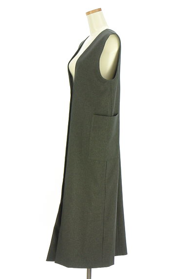 RIVE DROITE（リヴドロワ）の古着「Vネックジャンパースカート（ワンピース・チュニック）」大画像３へ