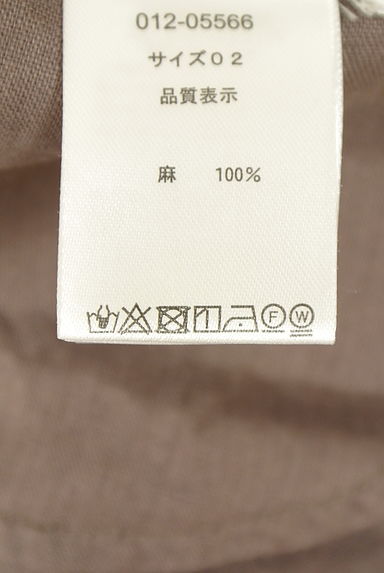 RIVE DROITE（リヴドロワ）の古着「バンドカラーリネンシャツワンピース（ワンピース・チュニック）」大画像５へ