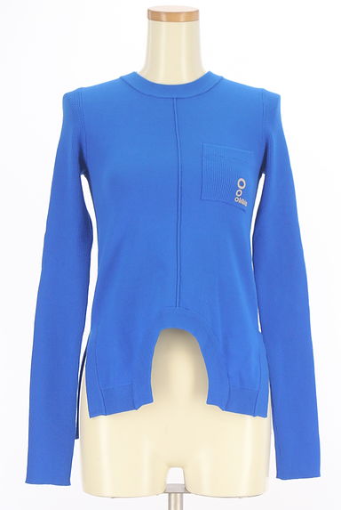 OMMO（オーエムエムオー）の古着「カッティングヘムリブ切替ニットトップス（ニット）」大画像１へ