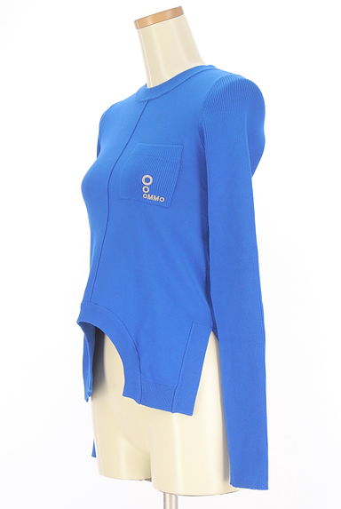 OMMO（オーエムエムオー）の古着「カッティングヘムリブ切替ニットトップス（ニット）」大画像３へ