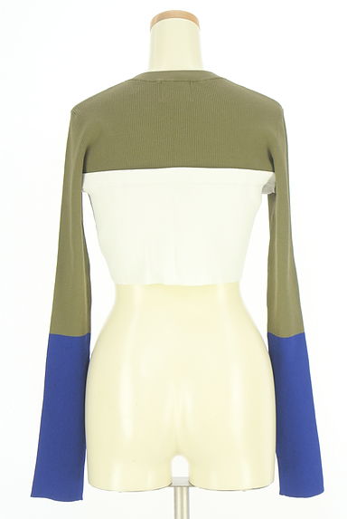 OMMO（オーエムエムオー）の古着「ショート丈リブニットカーディガン（カーディガン・ボレロ）」大画像２へ