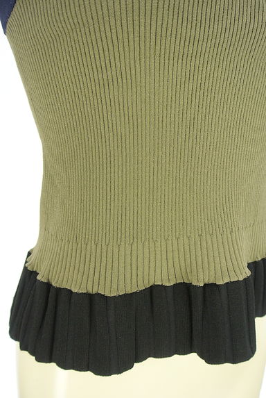 OMMO（オーエムエムオー）の古着「配色リブニットタンクトップ（キャミソール・タンクトップ）」大画像５へ