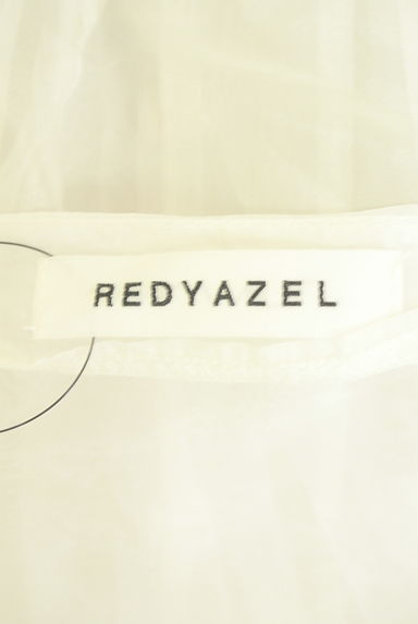 REDYAZEL（レディアゼル）の古着「パワーショルダーシアーブラウス（カットソー・プルオーバー）」大画像６へ