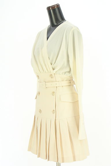 eimy istoire（エイミーイストワール）の古着「別地切替カシュクールワンピース（ワンピース・チュニック）」大画像３へ