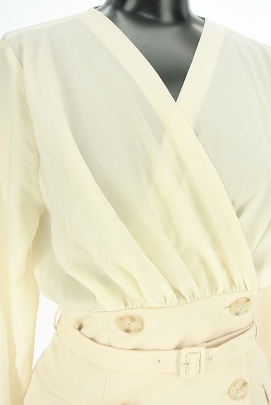 eimy istoire（エイミーイストワール）の古着「別地切替カシュクールワンピース（ワンピース・チュニック）」大画像４へ