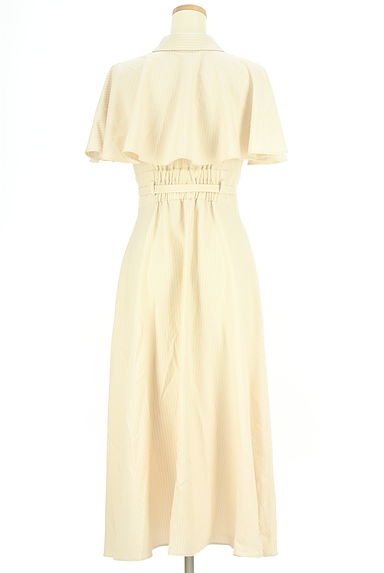 REDYAZEL（レディアゼル）の古着「ケープ襟ストライプ柄ワンピース（ワンピース・チュニック）」大画像２へ