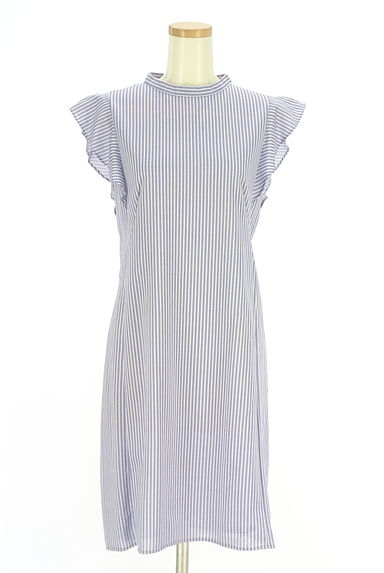 組曲（クミキョク）の古着「ストライプ柄ノースリワンピース（ワンピース・チュニック）」大画像１へ