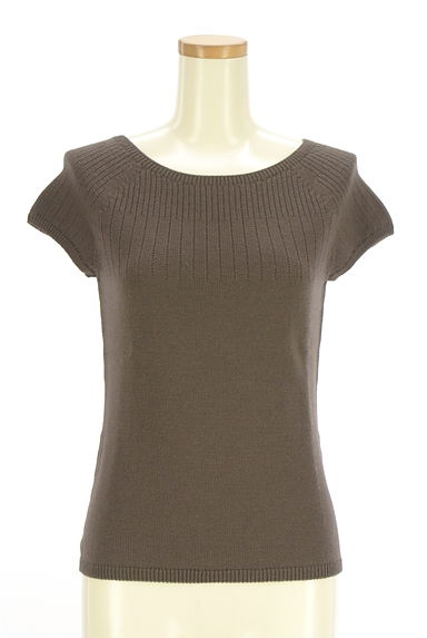 UNTITLED（アンタイトル）の古着「フレンチスリーブニットトップス（ニット）」大画像１へ