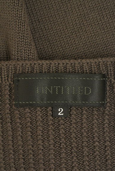 UNTITLED（アンタイトル）の古着「フレンチスリーブニットトップス（ニット）」大画像６へ
