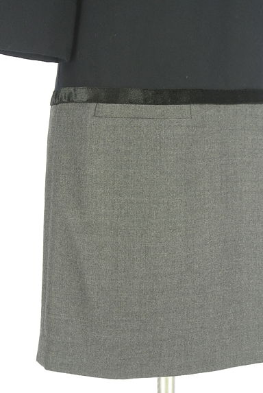 UNTITLED（アンタイトル）の古着「バイカラーウールワンピース（ワンピース・チュニック）」大画像４へ