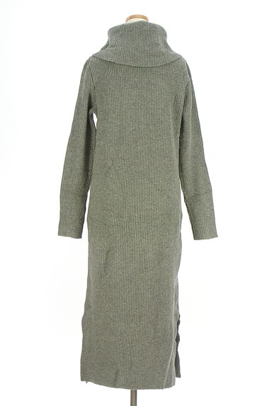 POLO RALPH LAUREN（ポロラルフローレン）の古着「Ralph Lauren オフタートルネックニットワンピース（ワンピース・チュニック）」大画像２へ