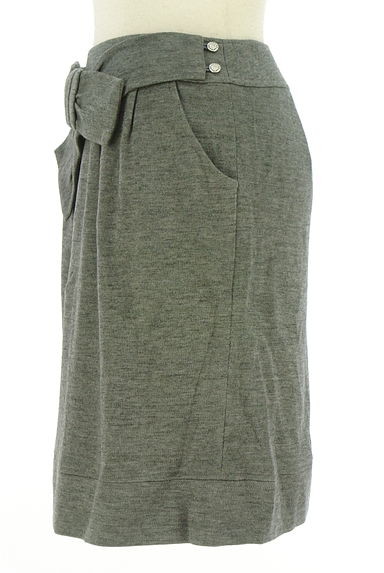 QUEENS COURT（クイーンズコート）の古着「リボンベルト付きタイトスカート（ミニスカート）」大画像３へ