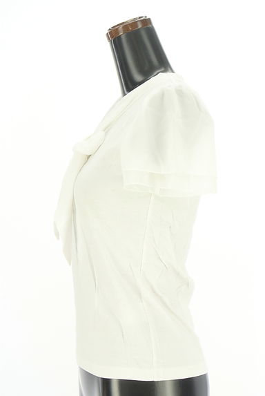 INDIVI（インディヴィ）の古着「シフォン切替ボウタイカットソー（カットソー・プルオーバー）」大画像３へ