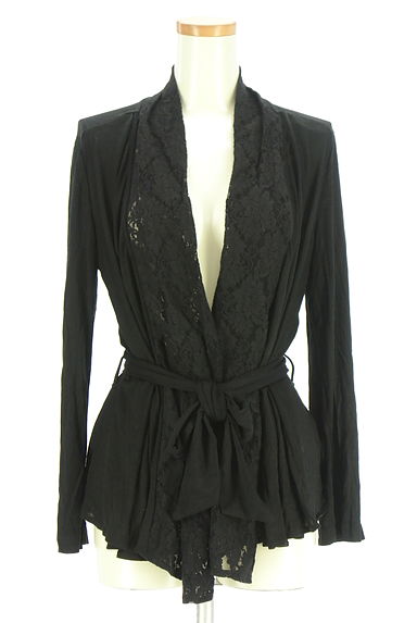 Pinky＆Dianne（ピンキー＆ダイアン）の古着「前立てレースニットカーディガン（カーディガン・ボレロ）」大画像１へ